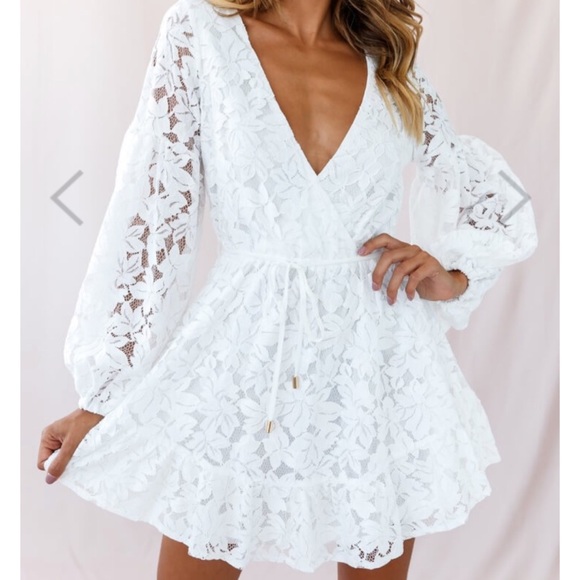 Hello Molly Dresses & Skirts - SOLD Hello Molly 🌸 Hit the Mark Lace Dress
